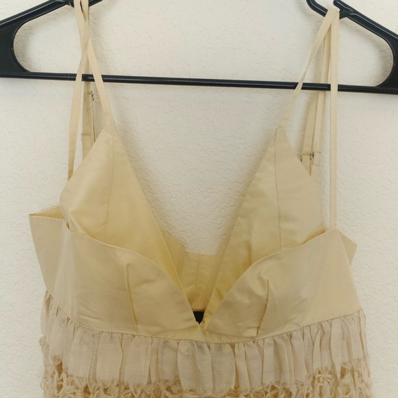 HOUSE OF AAMA Anancy Panelled Silk Maxi Dress Ivory 4 - Picture 8 of 11